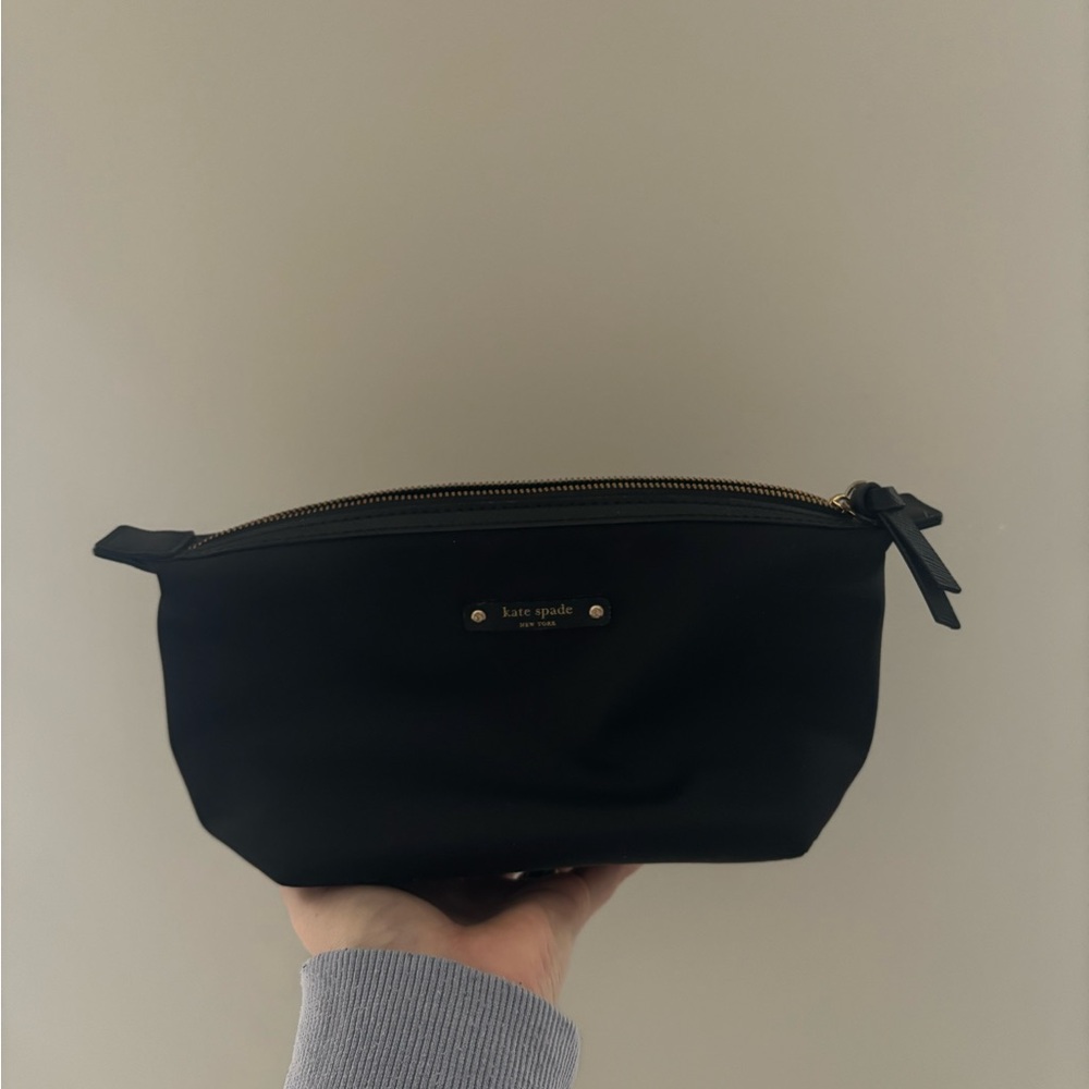 kate spade Black Travel Cosmetic Pouch